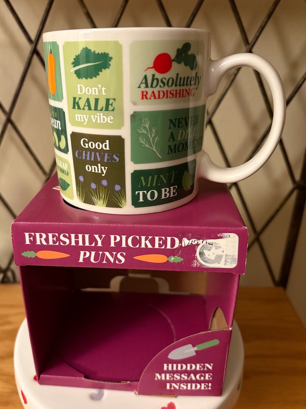 Coffee Mug “Freshly Picked Puns”